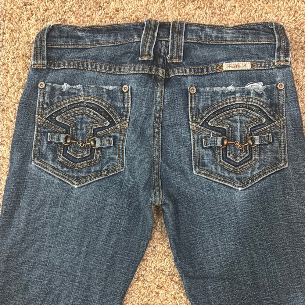 Frankie b Women's Blue Jeans